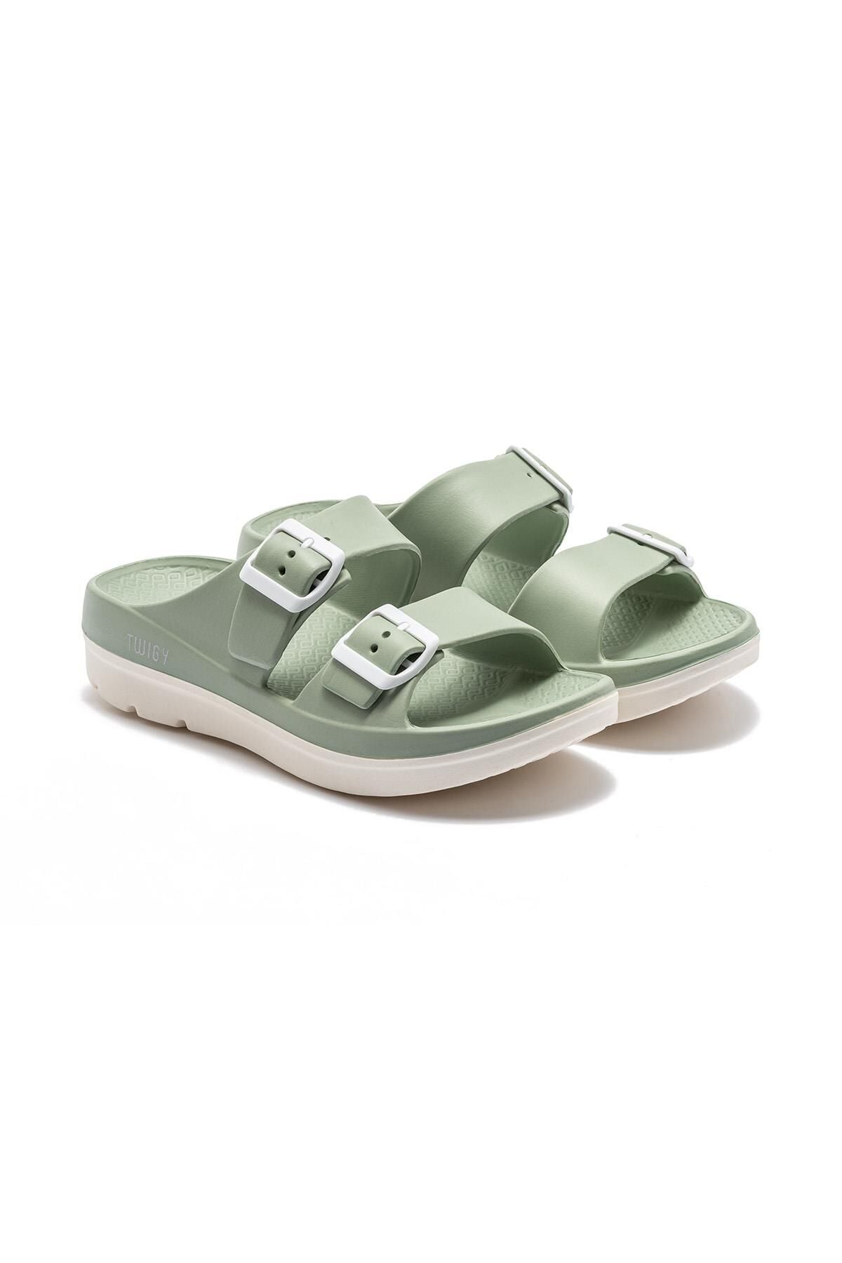 TWIGY TW BİO YEŞİL-BEYAZ KADIN TERLİK 36/40