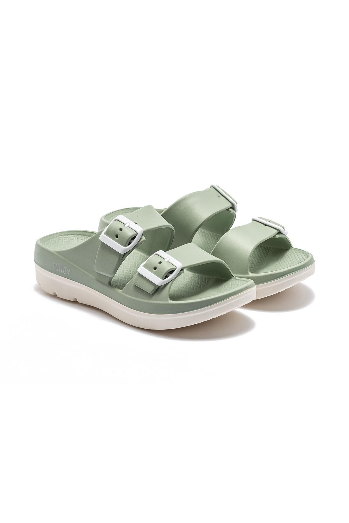 TWIGY TW BİO YEŞİL-BEYAZ KADIN TERLİK 36/40 36