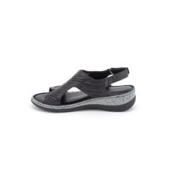 MAMMAMİA KADIN SANDALET SİYAH PEN - 36