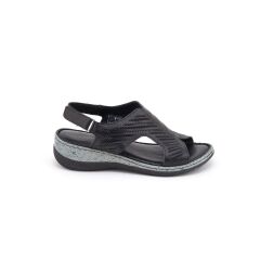 MAMMAMİA KADIN SANDALET SİYAH PEN - 38