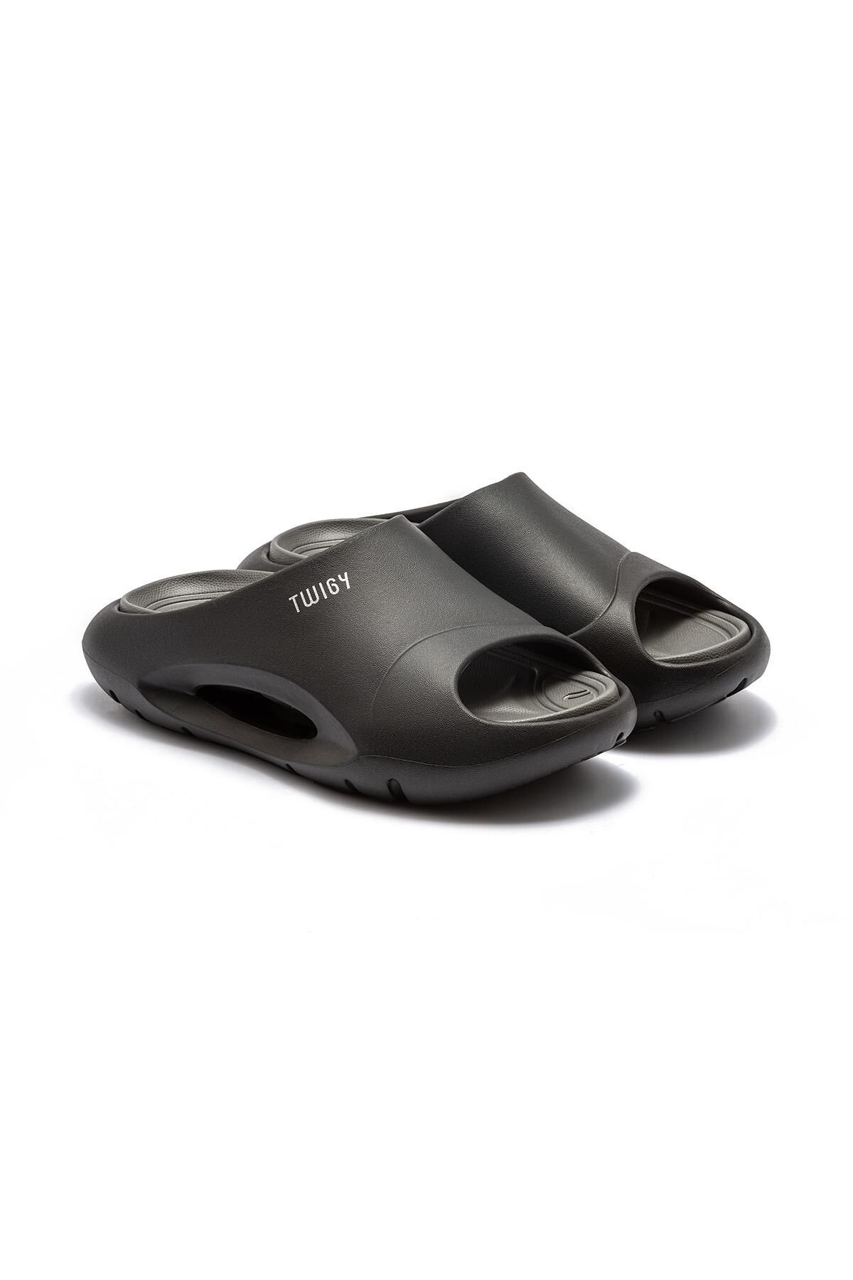 TWIGY TW SEZAR KOYU SİYAH/GRİ ERKEK TERLİK 41/45 SİYAH-GRİ - 41