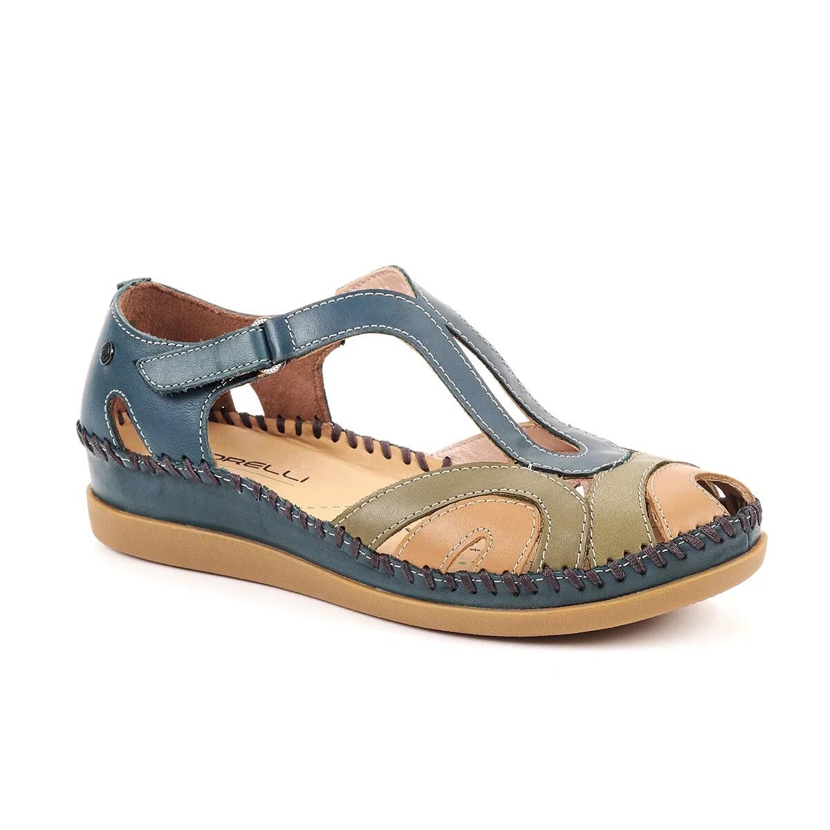 FORELLİ SALLY-G KADIN HAKİKİ DERİ SANDALET BLUEJEAN - 37