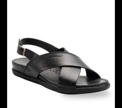 FORELLİ KADIN HAKİKİ DERİ SANDALET