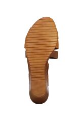 MAMMAMİA KADIN SANDALET TABA PEN - 40