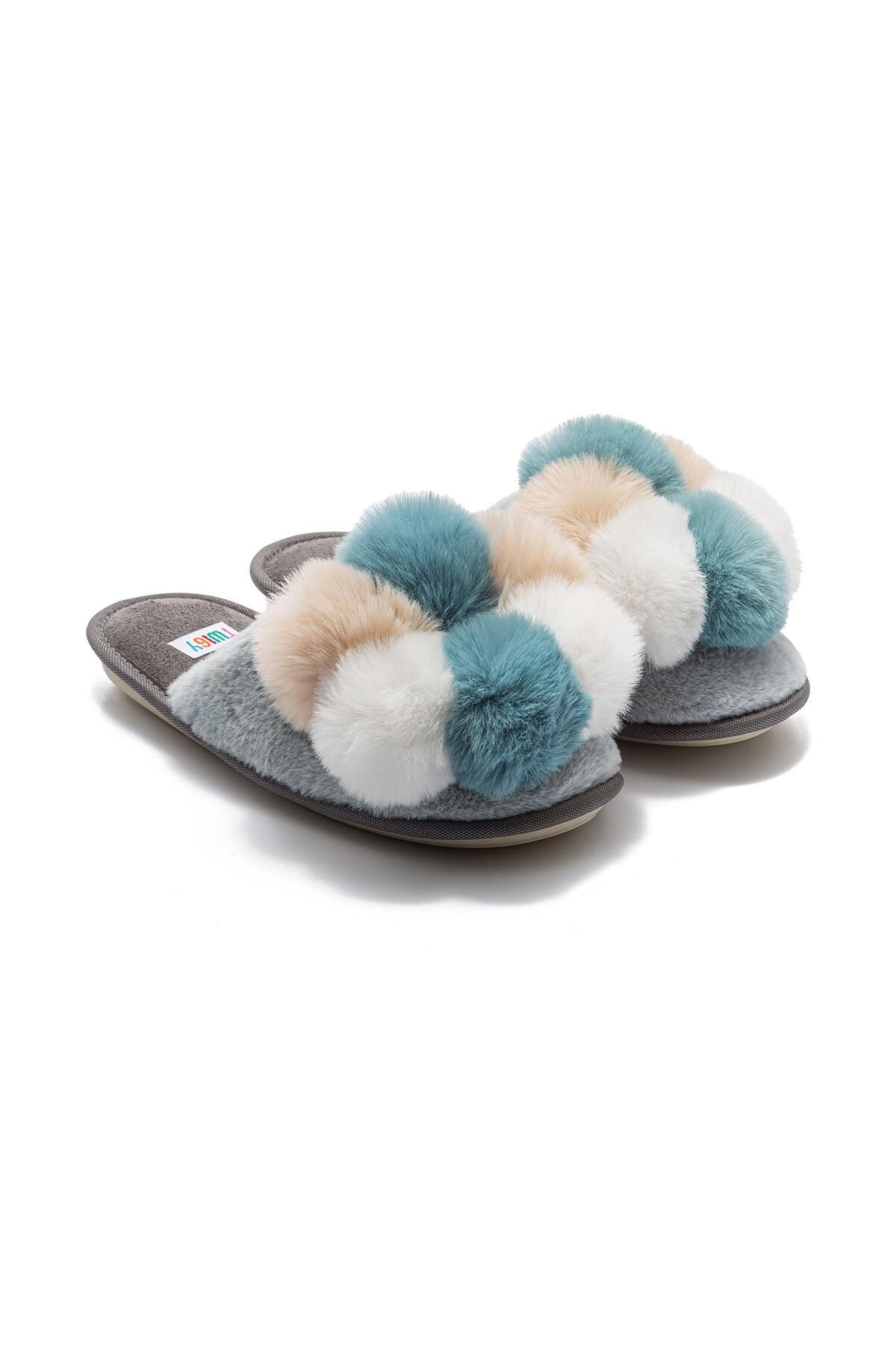 TWIGY TW TESS KADIN MAVİ EV TERLİK 36/41