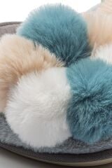 TWIGY TW TESS KADIN MAVİ EV TERLİK 36/41