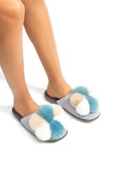 TWIGY TW TESS KADIN MAVİ EV TERLİK 36/41