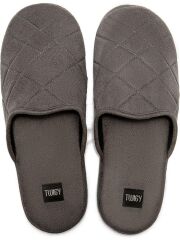 TWIGY TW BAKO GRİ ERKEK SESSİZ TABAN EV TERLİK 41/46