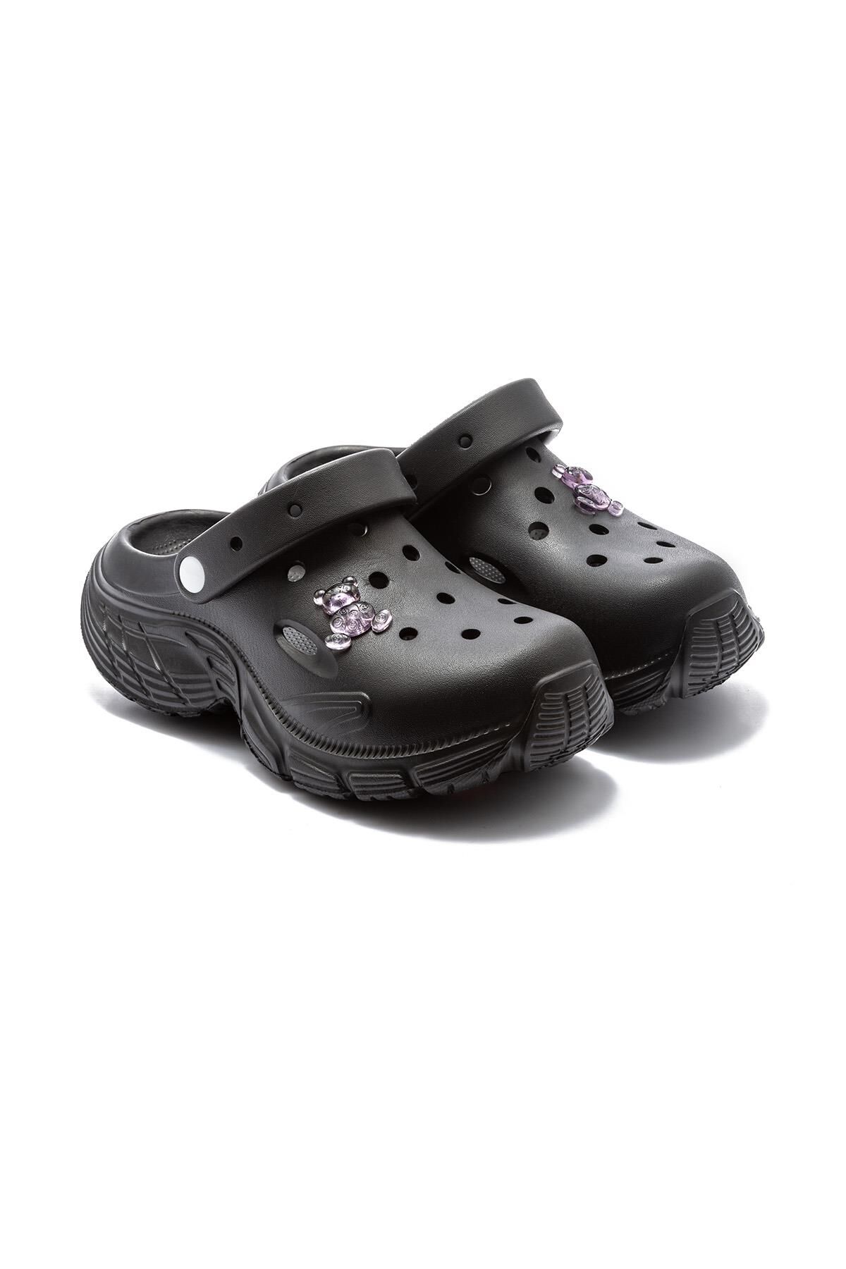 TWIGY TW SEVİLLA SİYAH/SİYAH KADIN TERLİK 36/40