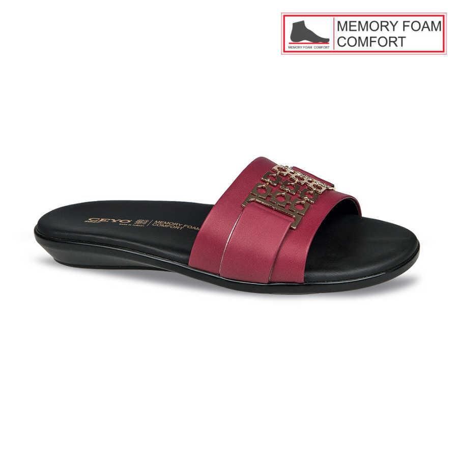 CEYO KADIN TERLİK BORDO - 35