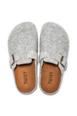 TWIGY TW TUANA GRİ KADIN EV TERLİK 36/40