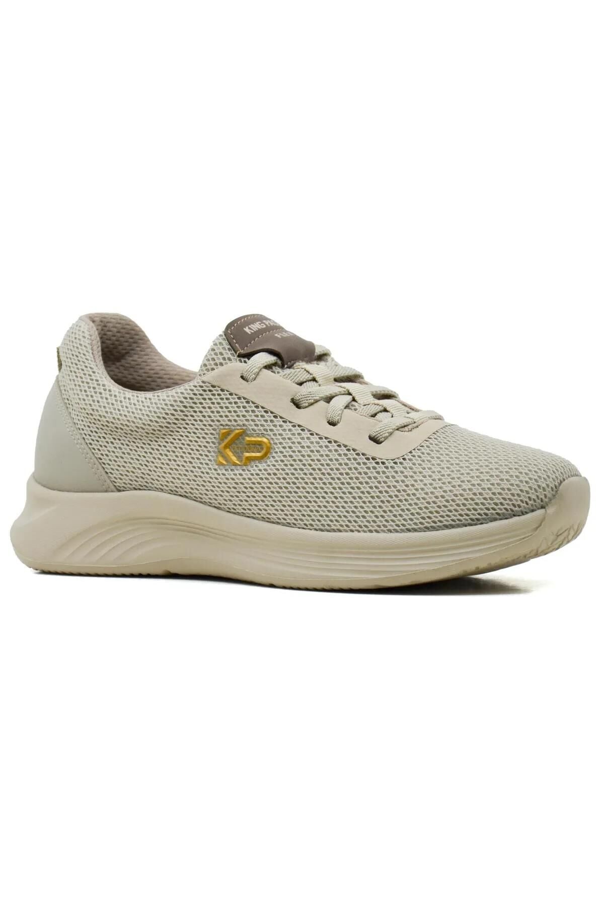 KİNG PAOLO KADIN MEMORY FOAM TABAN SPOR AYAKKABI BEJ - 38
