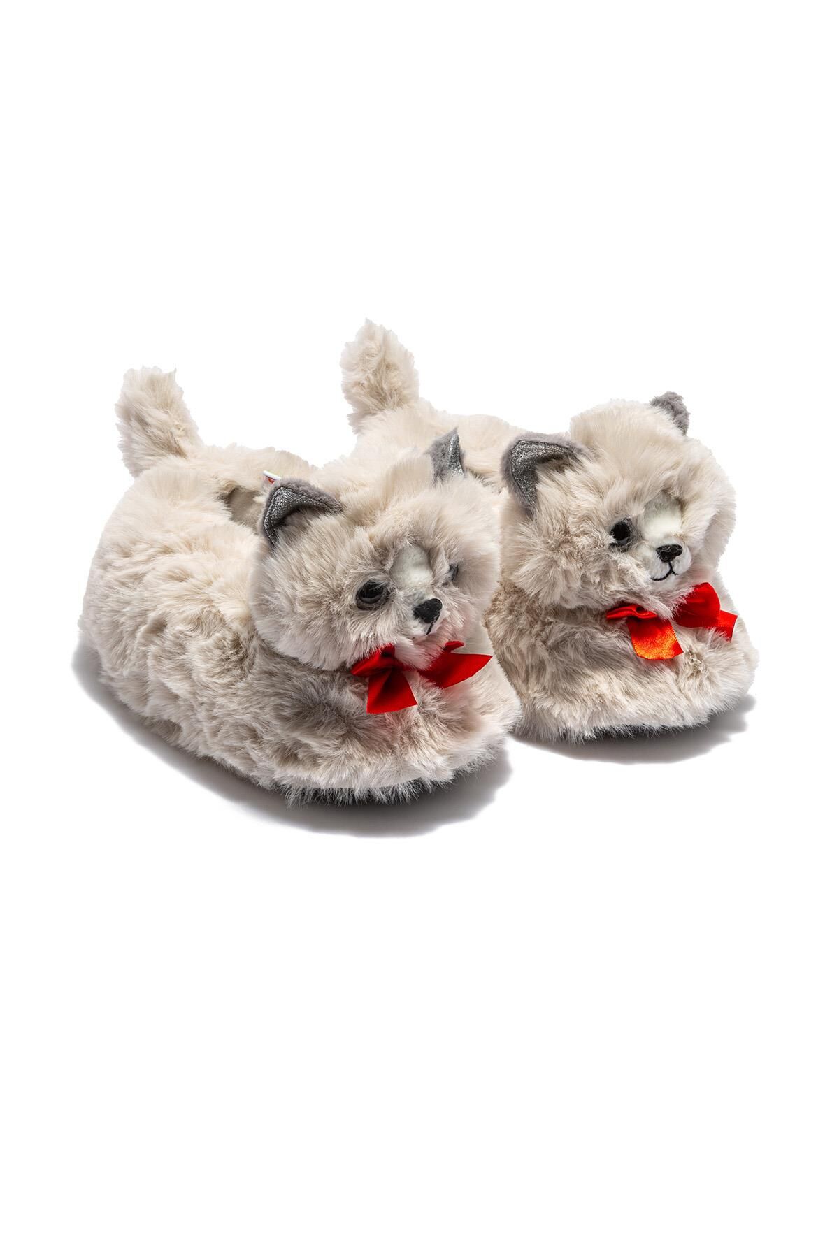 TWIGY TW SİSİ GRİ KADIN HAYVANLI PANDUF 36/41