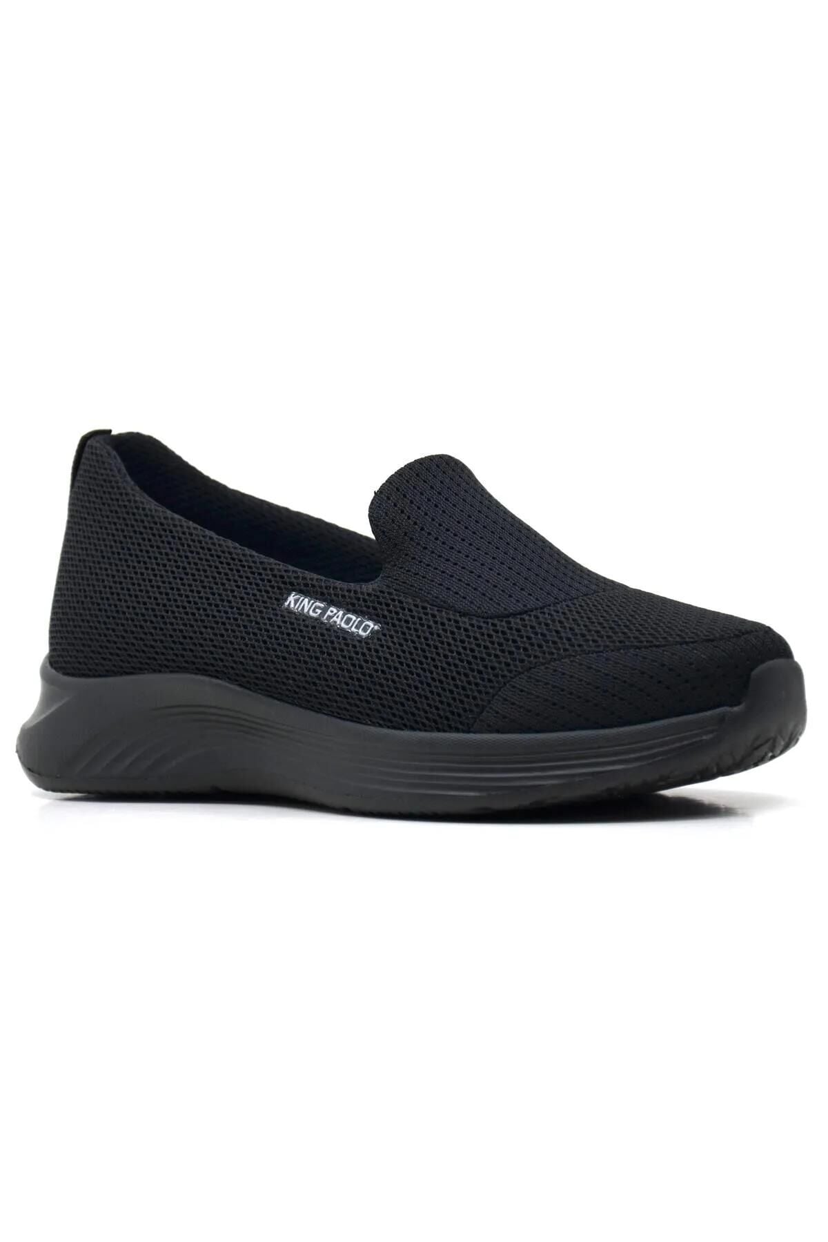 KİNG PAOLO KADIN MEMORY FOAM TABAN YÜRÜYÜŞ AYAKKABI SİYAH - 36