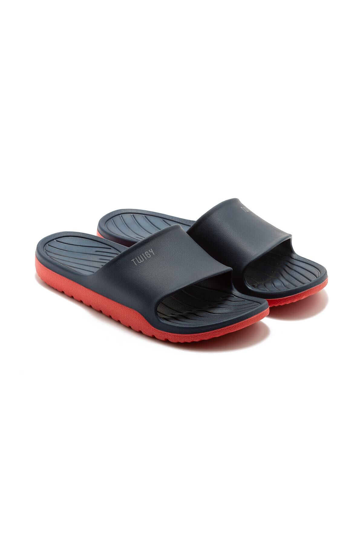 TWIGY TW DEMBA LACİVERT/KIRMIZI ERKEK TERLİK 40/45