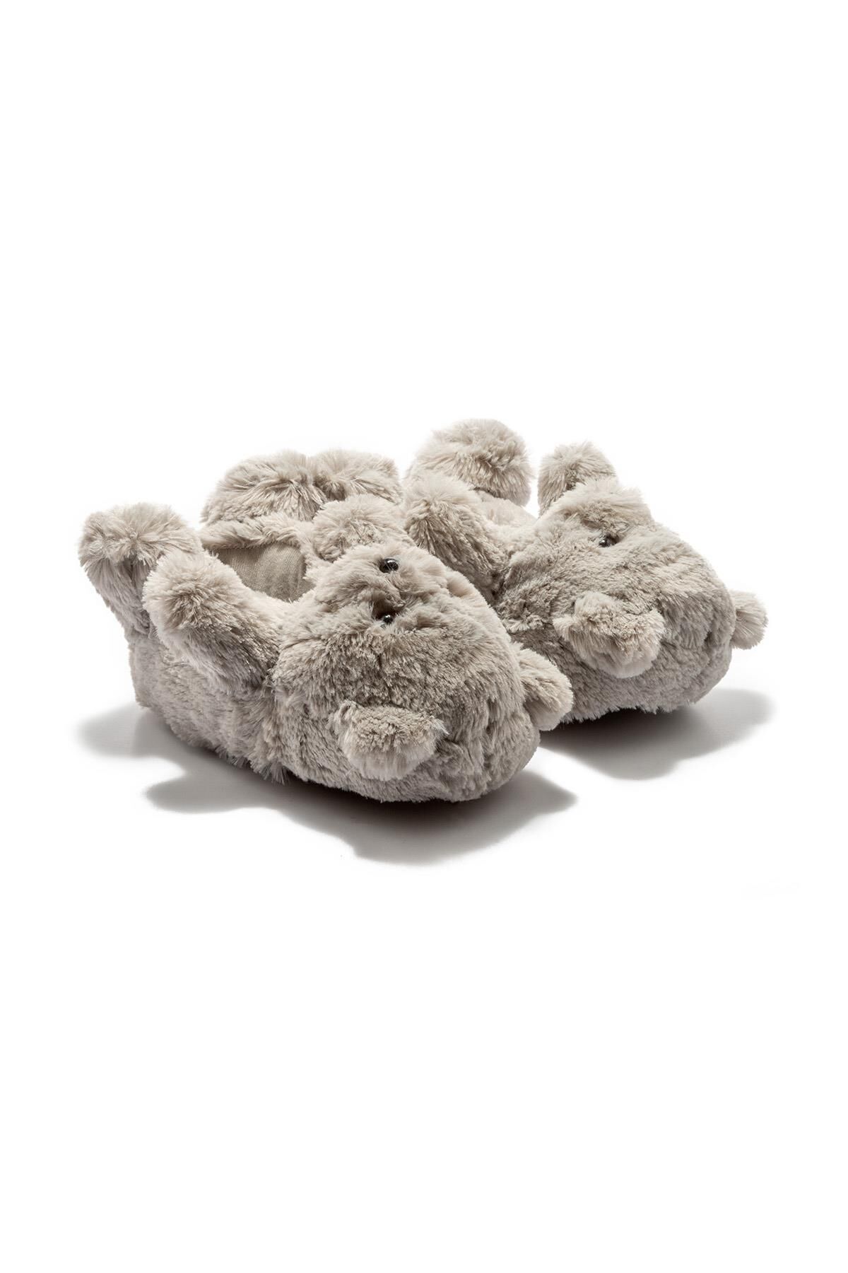 TWIGY TW TEDDY GRİ KADIN HAYVANLI PANDUF 36/41 GRİ - 40/41