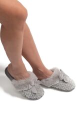 TWIGY TW ANTİKA GRİ KADIN EV TERLİK 37/41