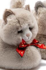 TWIGY TW SİSİ BEJ KADIN HAYVANLI PANDUF 36/41