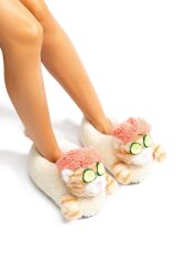 TWIGY TW SPA-2 BEYAZ KADIN HAYVANLI PANDUF 36/41