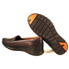 FORELLİ KADIN DERİ AYAKKABI