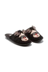 TWIGY TW HAPPY SİYAH KADIN EV TERLİK 37/41