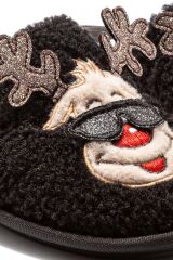 TWIGY TW HAPPY SİYAH KADIN EV TERLİK 37/41