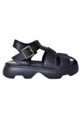 MAMMAMİA KADIN SANDALET SİYAH PEN - 40