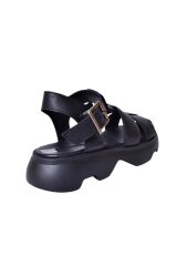 MAMMAMİA KADIN SANDALET SİYAH PEN - 40
